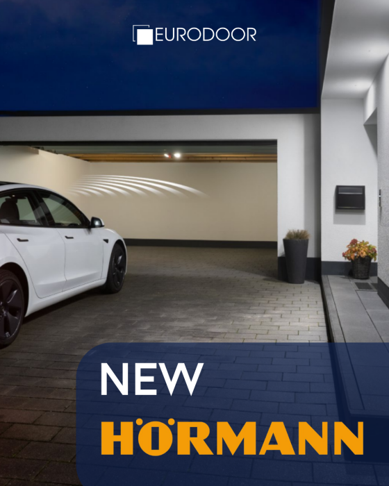 Новинки Hörmann 2026: новая поверхность Plaingrain, скоростные ворота V 5025 Z и телескопическая платформа HTL3