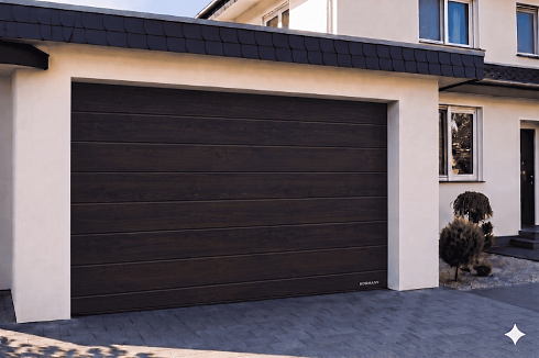 Гаражные секционные ворота Hörmann Renomatic 3000×2750